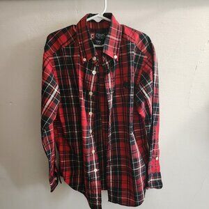 Boys Plaid Dress Shirt